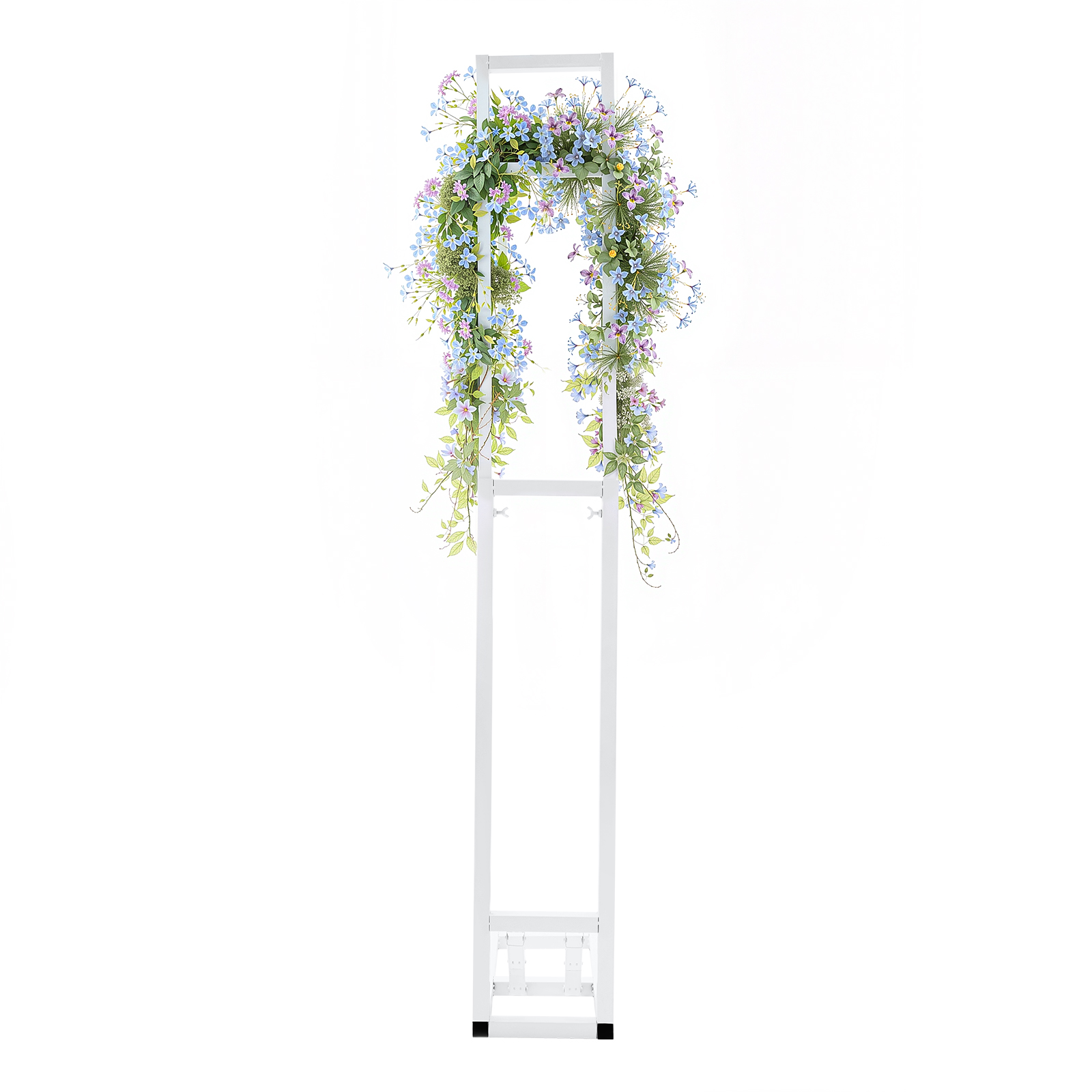 Photography Website - White Freestanding Iron Wedding Arch Backdrop