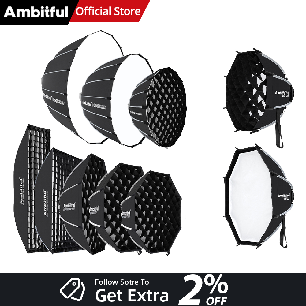 Beauty Dish Softbox - AMBITFUL Q3/Q7/Q9 Series Quick Release Softbox