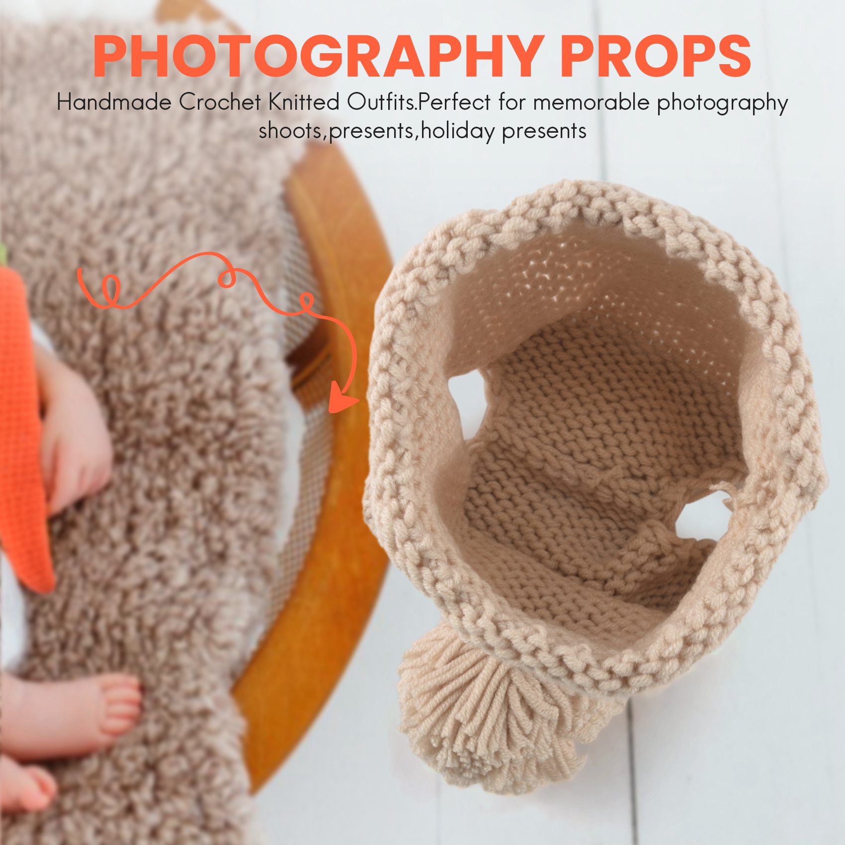 Photography Outfit - ABJA-Newborn Baby Photography Props Infant Boy