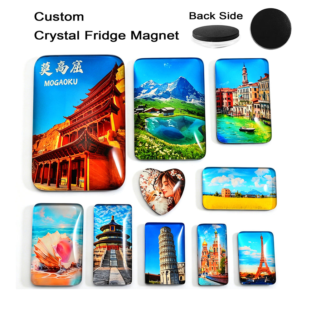 Photographic Memory - Personalized Crystal Fridge Magnets Custom Rectangle