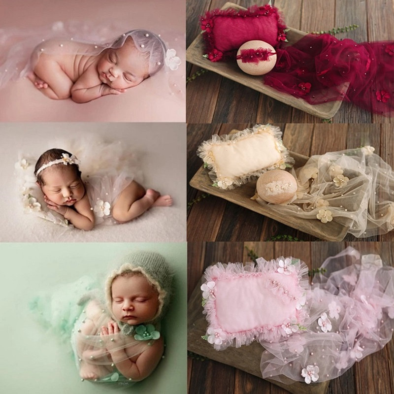 Photography Life - Newborn Photography Wrap Blanket Mesh Backdrop