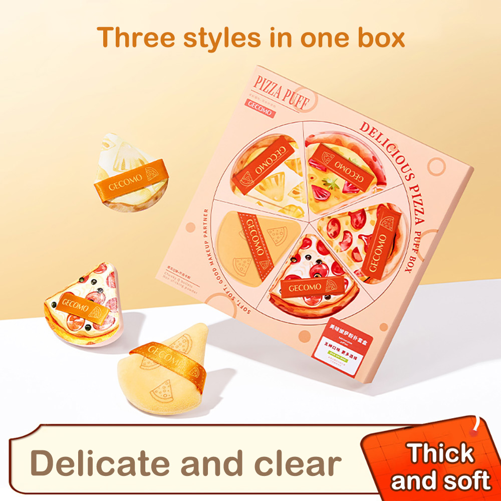 Beauty Dish Softbox - 5PCS GECOMO Pizza Shaped Powder Puff
