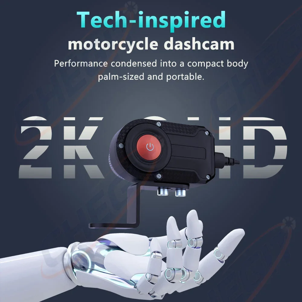 Motorcycle DVR 2K HD WiFi With - огляд і ціна Photographic Memory