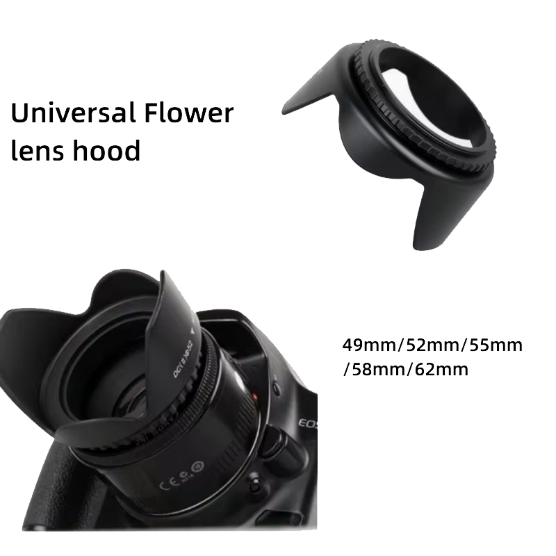 49mm 52mm 55mm 58mm 62mm 67mm  - огляд і ціна Lens Hood Petal