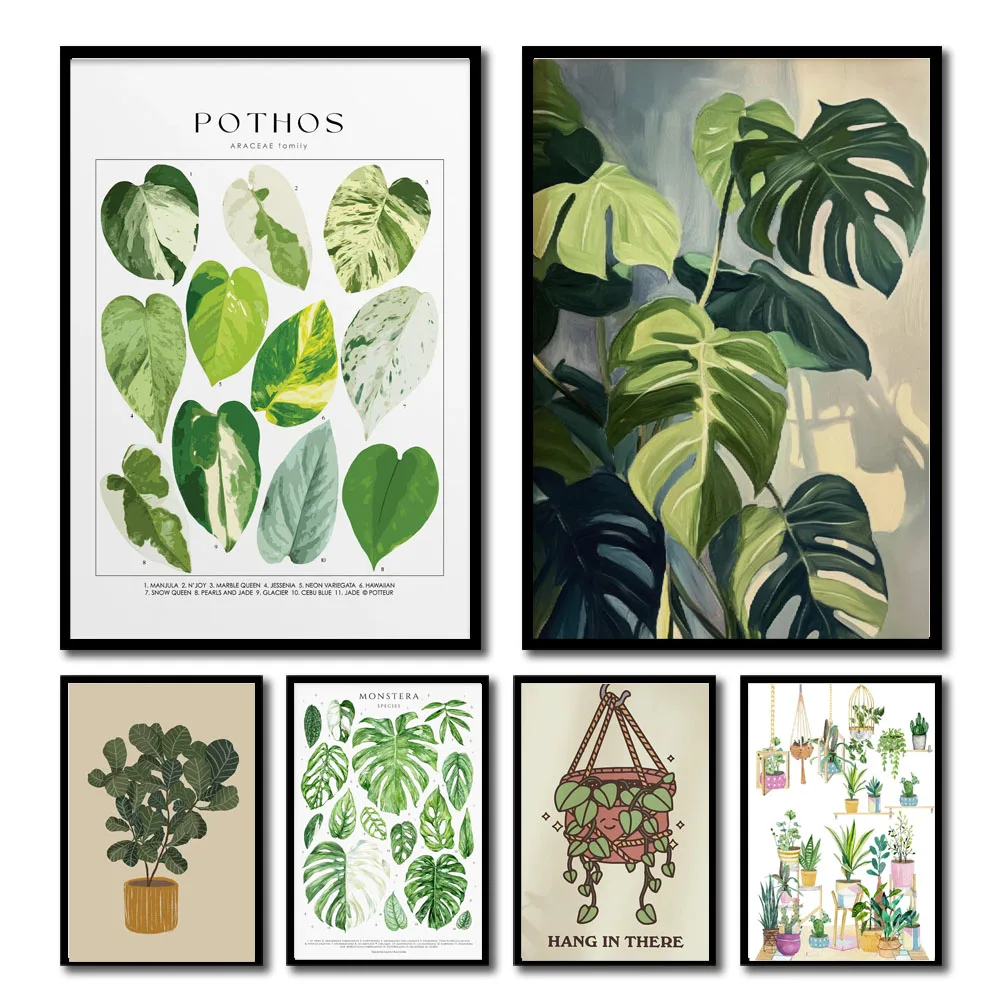 1pc Modern Houseplants Leaves  - огляд і ціна Photography Pose