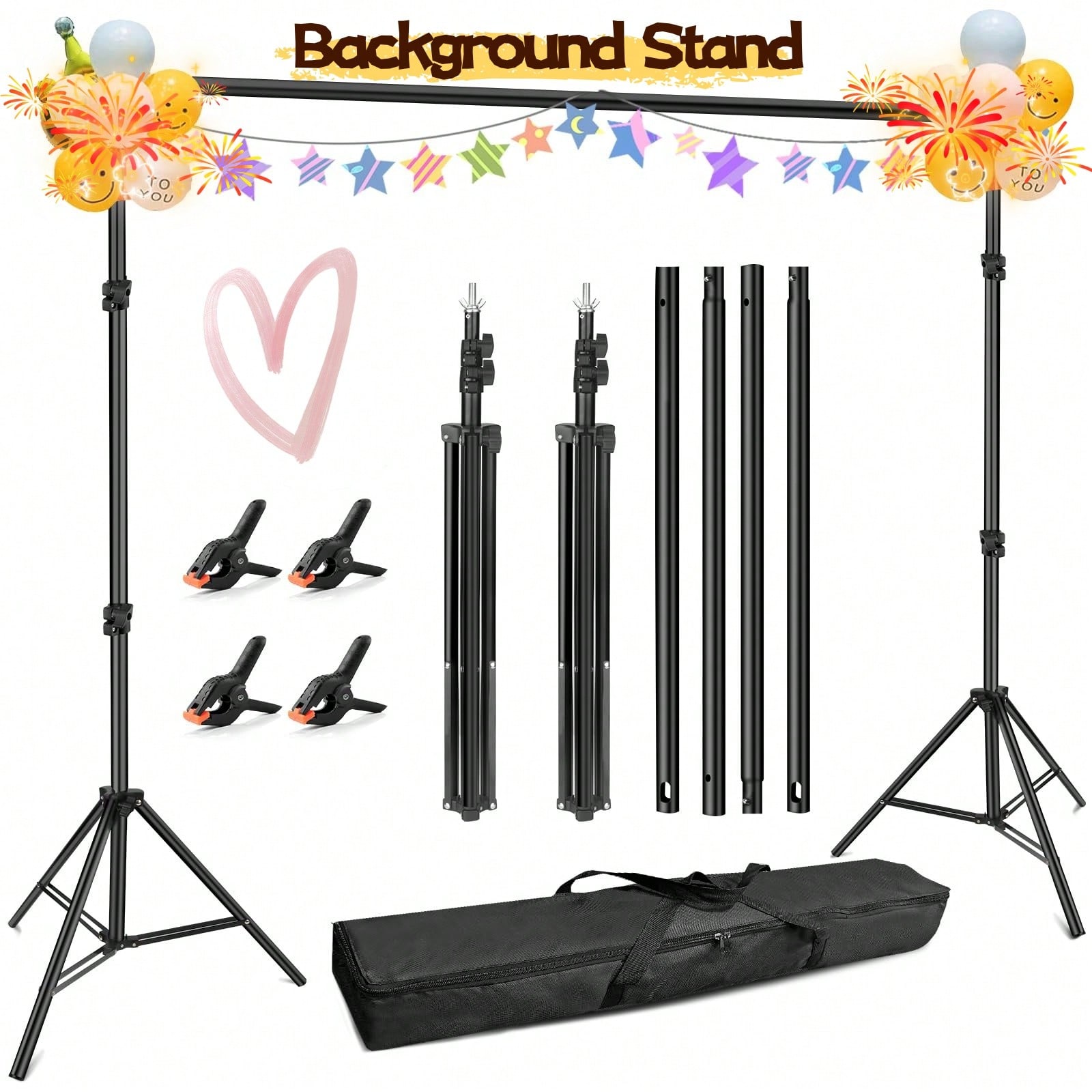 Backdrop Stand Professional He - огляд і ціна Photography Website