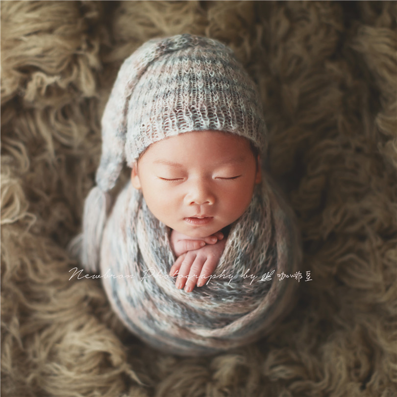 Knit Jersey Wrap And Hat Sets  - огляд і ціна Photography Outfit