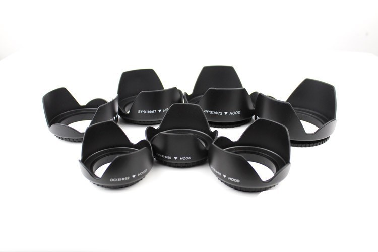 Universal Lens Hood 49mm 52mm  - огляд і ціна Lens Hood Petal