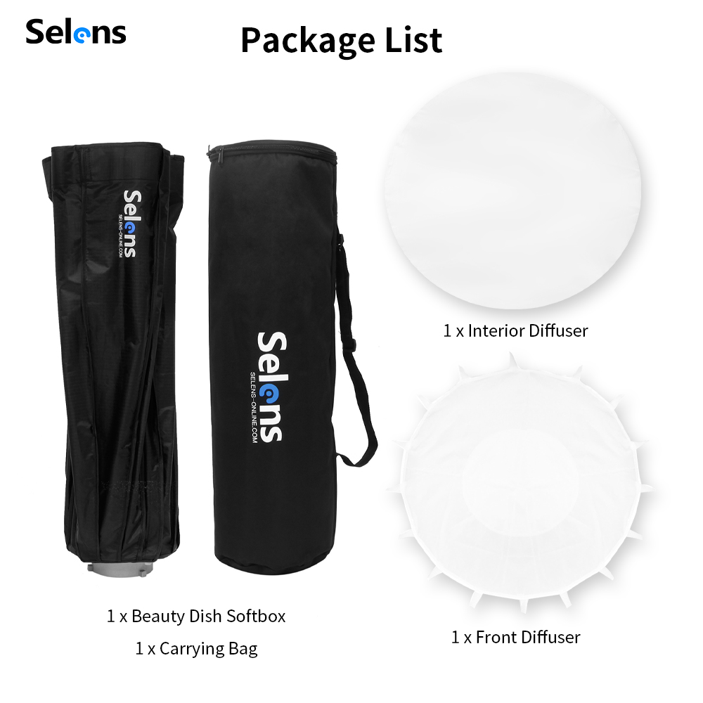 Selens 85cm Umbrella Radar Sof - огляд і ціна Beauty Dish Softbox