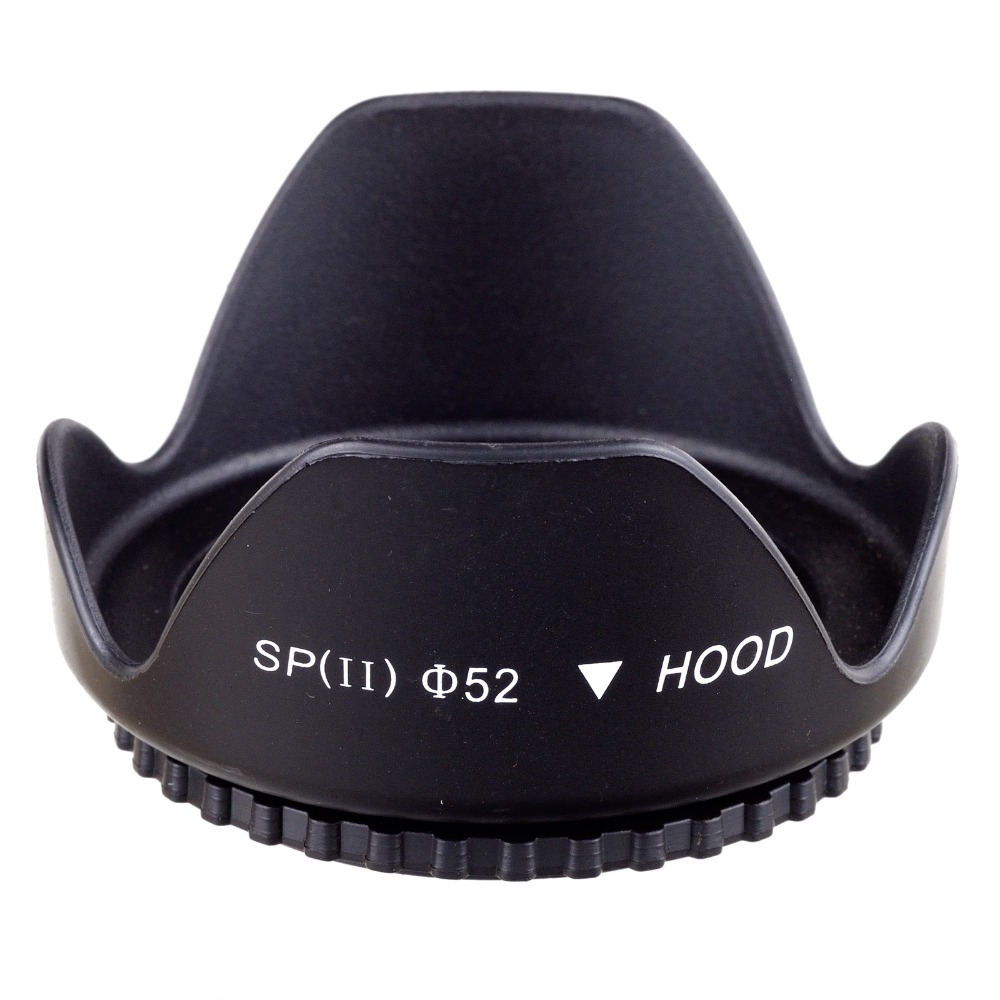 Universal Lens Hood 49mm 52mm  - огляд і ціна Lens Hood Petal