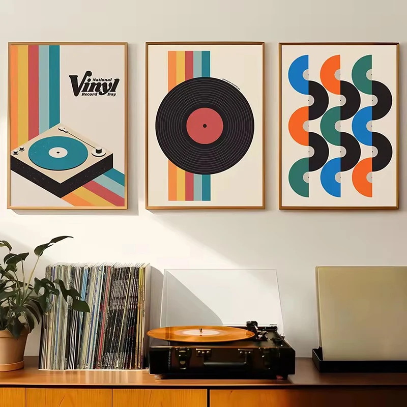Mid Century Vinyl Record Canva - огляд і ціна Photography Pose