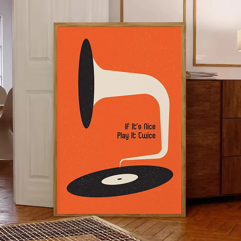 Mid Century Vinyl Record Canva - огляд і ціна Photography Pose