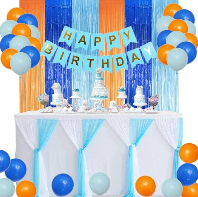 Foil Fringe Curtains Birthday  - огляд і ціна Photography Website