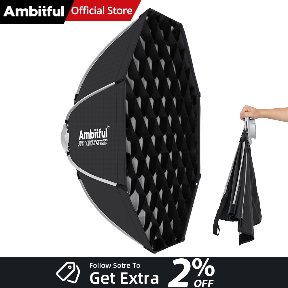 AMBITFUL Q7II 55/65/90cm Bowen - огляд і ціна Beauty Dish Softbox