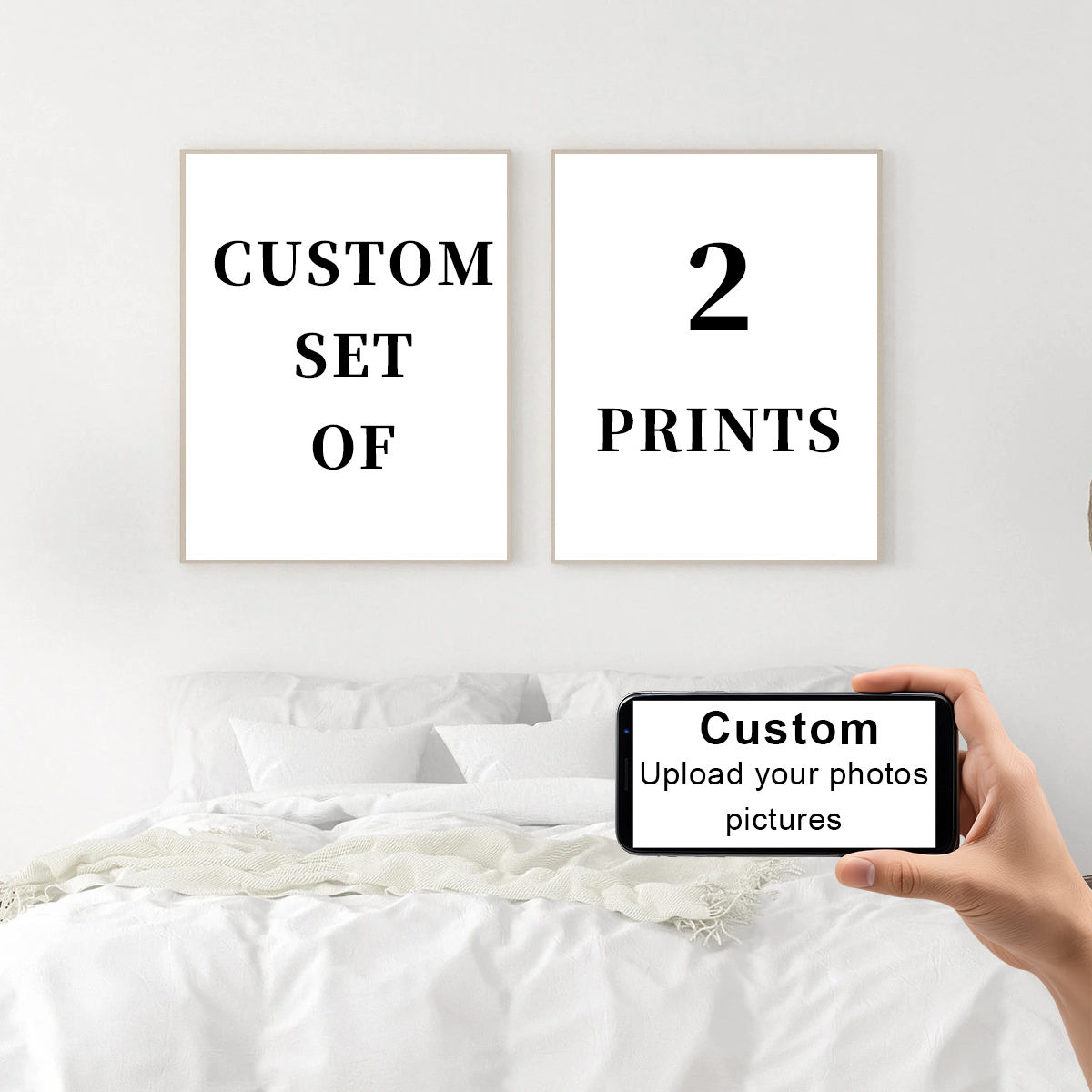 2pcs/set Custom Canvas Prints  - огляд і ціна Photography Image