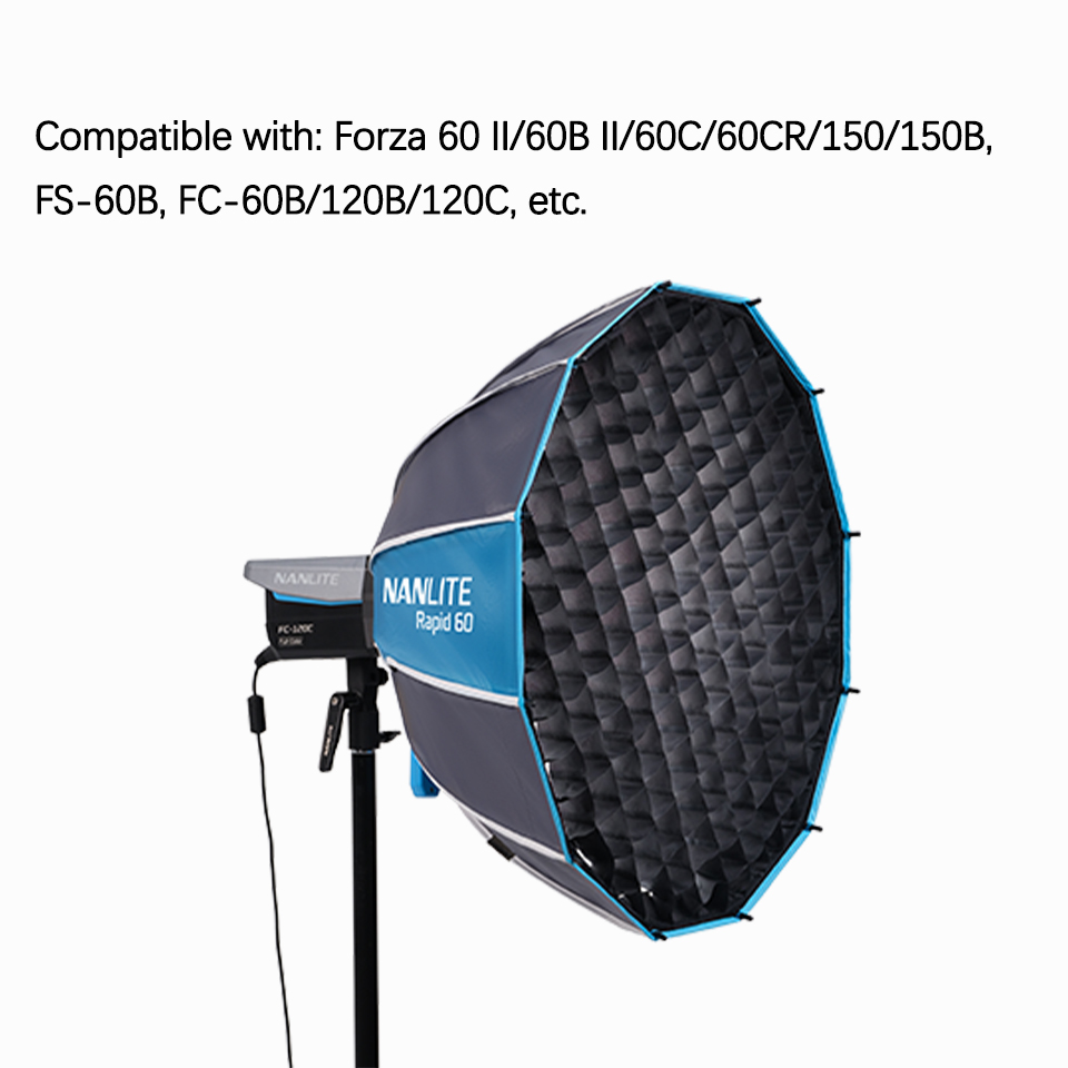 Nanlite SB-FM-RP60 Rapid 60cm  - огляд і ціна Beauty Dish Softbox