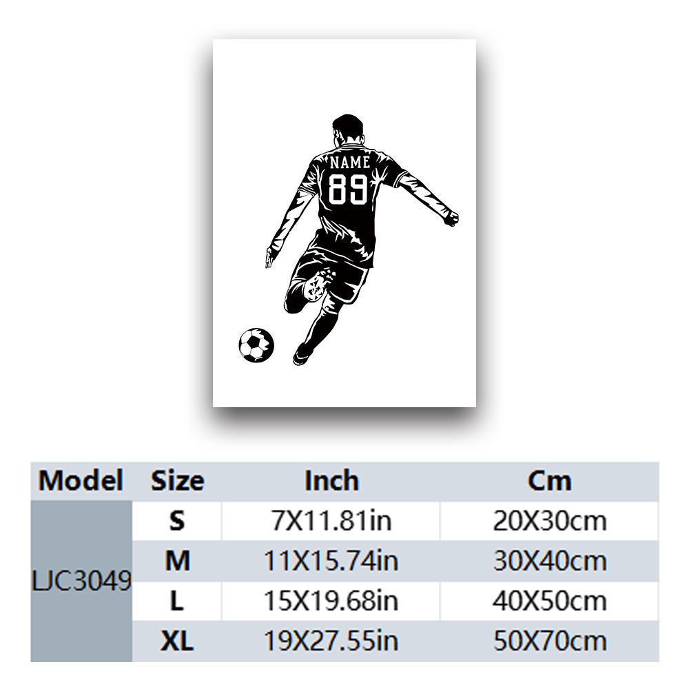 1PC Football Player Customizab - огляд і ціна Photography Pose