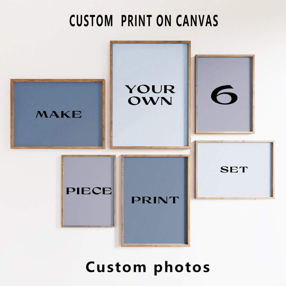 6pcs/set Custom Canvas Prints  - огляд і ціна Photography Image