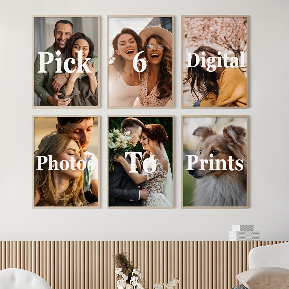 6pcs/set Custom Canvas Prints  - огляд і ціна Photography Image
